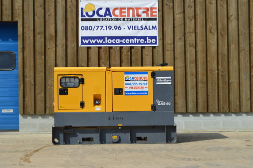 Locacentre - Groupes électogènes - Groupe électogène - Atlas Copco QAS48 - 48 KVA