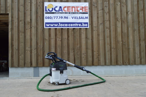 Locacentre - Ponceuses - Ponceuse pour murs et plafonds avec aspirateur